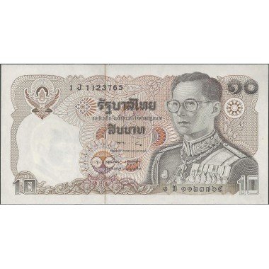 Tailandia, 10 Bath 1980...