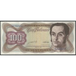 Venezuela 100 Bolivares 31 May 1990 N 8 Dig P66c