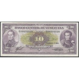 Venezuela 10 Bolivares 3 Nov 1988 G 8 Dig P62