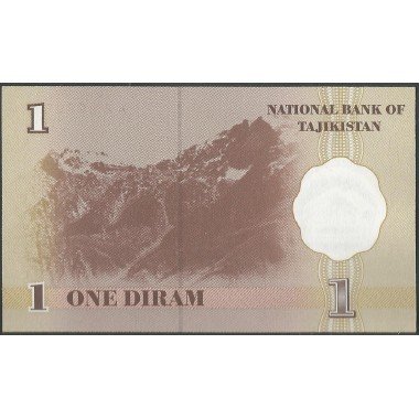 Tajikistan, 1 Diram 1999 P10a