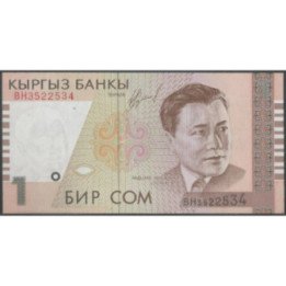 Kyrguistan 1 Som de 1999 P15a