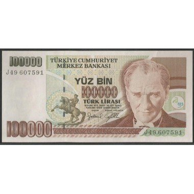 Turkya, 100.000 Liras L1970 (1991) P206