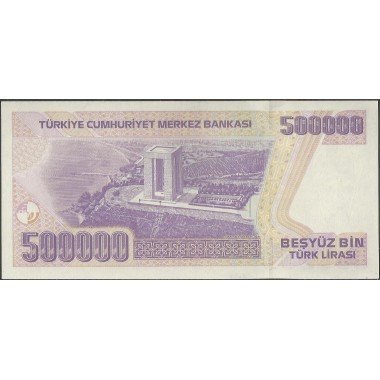 Turkya, 500.000 Liras L1970 (1998) P212