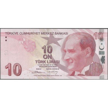 Turkya, 10 Liras ND2009 P223b
