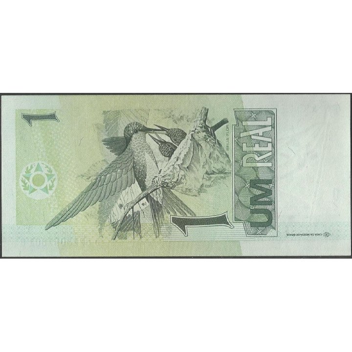Brasil 1 Real ND1997- P243Ae reverso