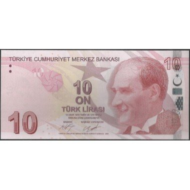 Turkya, 10 Liras ND2009 P223c