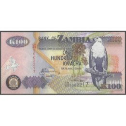 Zambia 100 Kwacha 2008 P38g