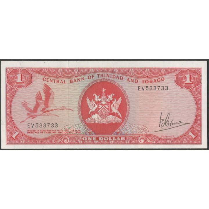 Trinidad y Tobago 1 Dollar L1964 (1971) P30a
