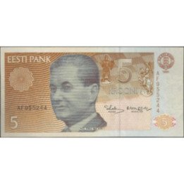 Estonia 5 Krooni 1991 P71a