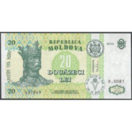 Moldavia 20 Lei 2010 P13i