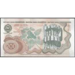 Yugoeslavia 200 Dinara 1 Ene 1990 P102a