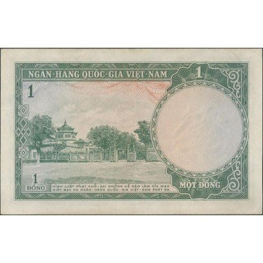 Vietnam Sur, 1 Dong  ND1956 P1a
