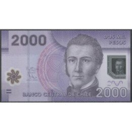 Chile 2.000 Pesos 2016 P162f