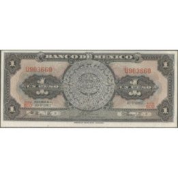Mexico 1 Peso 10 May 1967 Serie BDD P59j