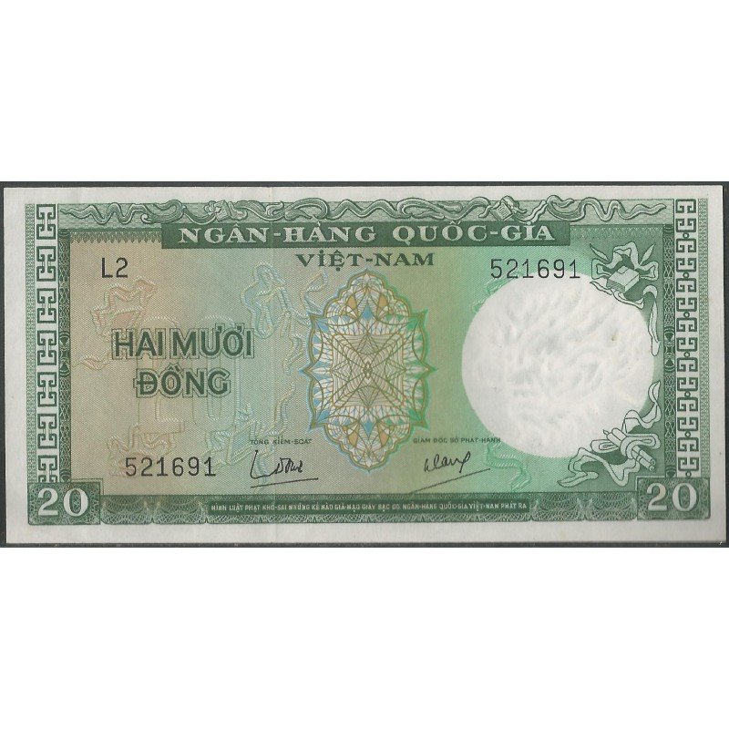 Vietnam Sur, 20 Dong ND1964 P16a