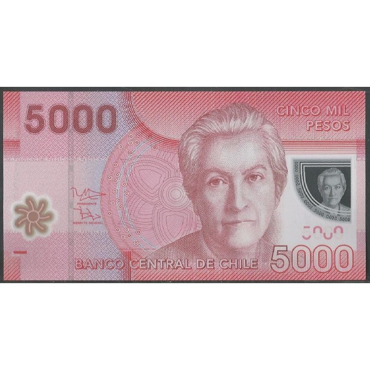 Chile 5.000 Pesos 2014 P163d