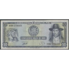 Peru 50 Soles 16 Oct 1970 P101b