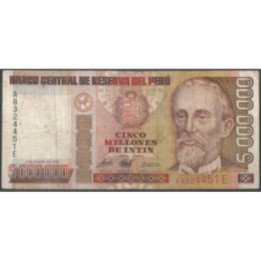 Peru 5.000.000 Intis 5 Ene 1990 P149