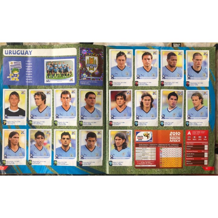Futbol - Mundial South Africa 2010 Panini reverso