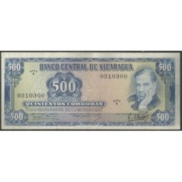 Nicaragua 500 Cordobas D1979 P133