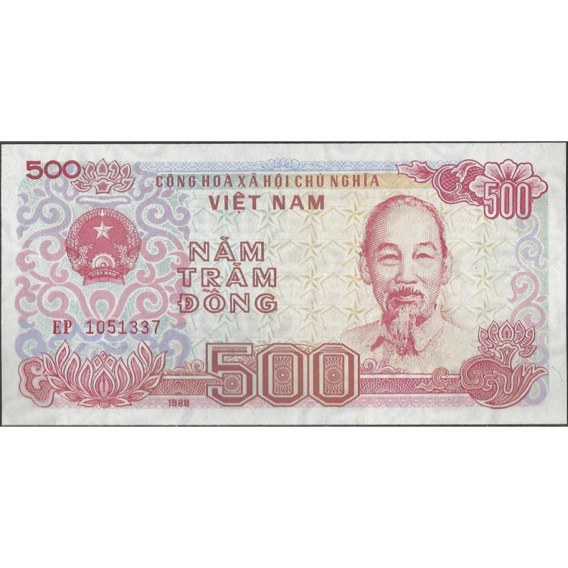 Vietnam, 500 Dong 1988 P101a