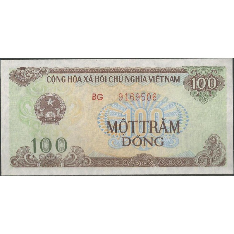 Vietnam, 100 Dong  1991 P105a