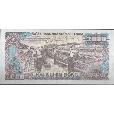 Vietnam, 2.000 Dong  1989 P107a