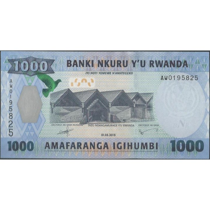 Rwanda 1.000 Francs 1 May 2015 P39a