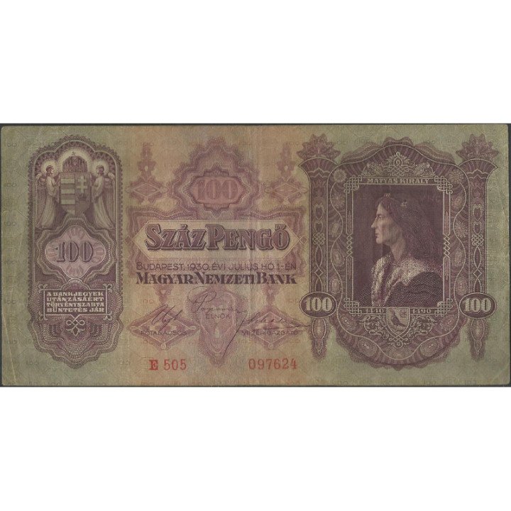 Hungria 100 Pengo 1 Jul 1930 P98