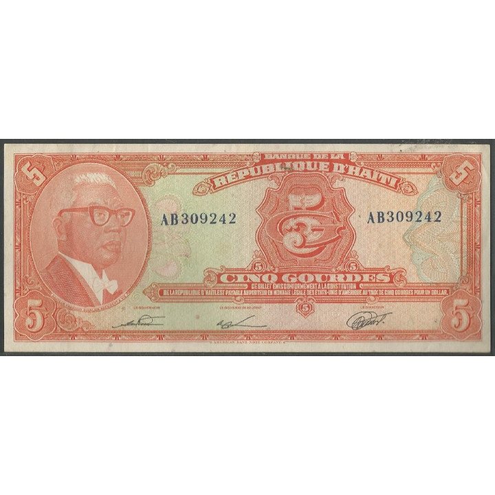 Haiti 5 Gourdes L1979 P232