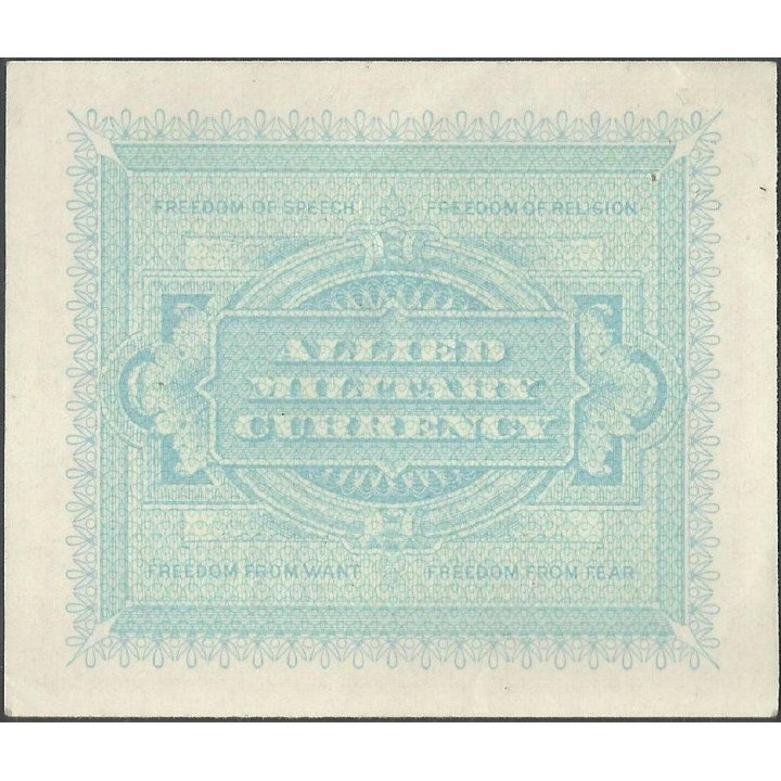 Italia 2 Liras 1943 PM11 reverso