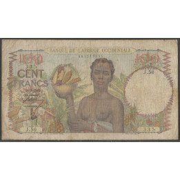 Africa Occidental Francesa, 100 Francs 14 May 1945 P40(1)