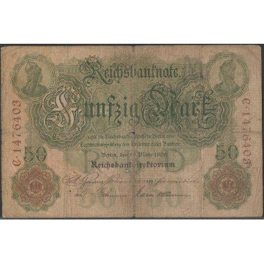 Alemania, 50 Mark 10 Mar 1906 P26b