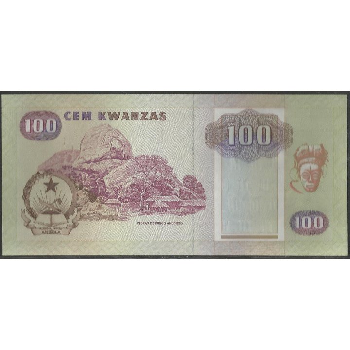 Angola 100 Kwanzas, 4 Feb 1991 P126