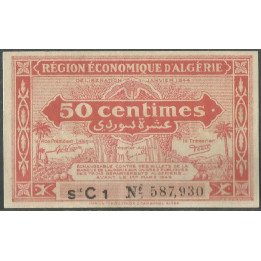 Argelia, 50 Centimes L1944 P97a