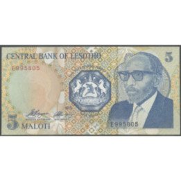 Lesotho 5 Maloti 1989 P10a