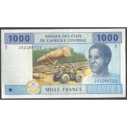 Congo, 1.000 Francs 2002 P107Ta