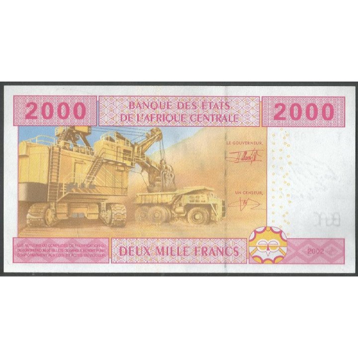 Congo, 2.000 Francs 2002 P108Ta