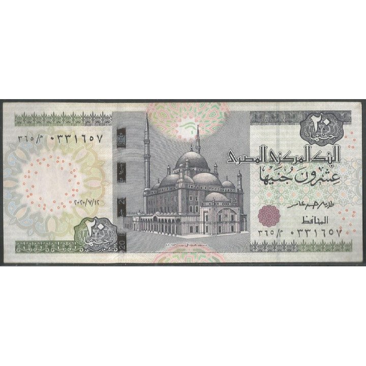 Egipto 20 Pounds 2020 P74e