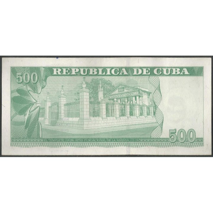 Cuba 500 Pesos 2019 500 Aniv. de La Habana P133 reverso