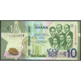 Ghana 10 Cedis 4 Mar 2019 P47