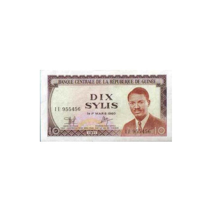 Guinea 10 Sylis 1971 P16