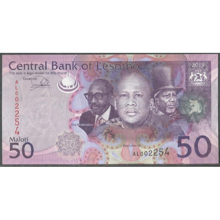 Lesotho, 50 Maloti 2013 P23b