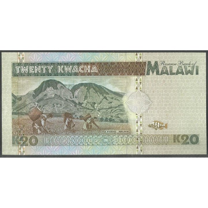 Malawi, 20 Kwacha 1 Jun 1995 P32