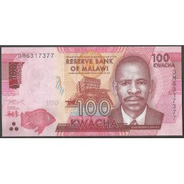 Malawi, 100 Kwacha 1 Ene 2024 P65f