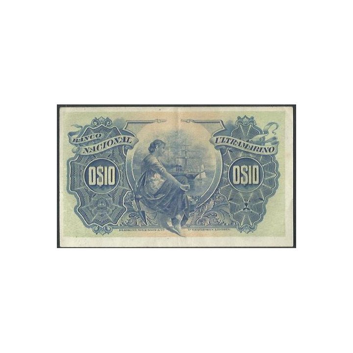 Mozambique, 10 Centavos 5 Nov 1914 P56
