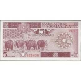 Somalia5 Shillings 1987 P31c