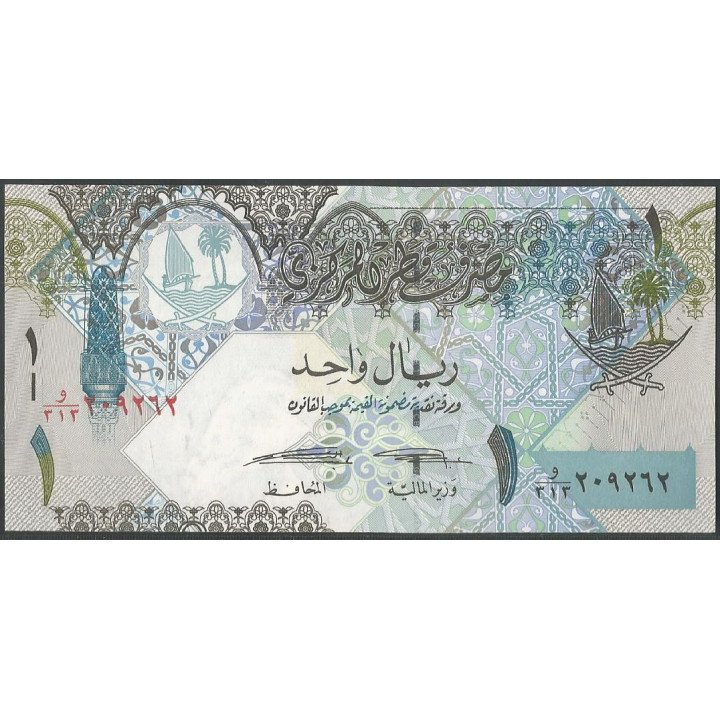 Qatar 1 Ryal ND2008-15 P28b