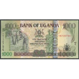 Uganda, 1.000 Shillings 2008 P43c