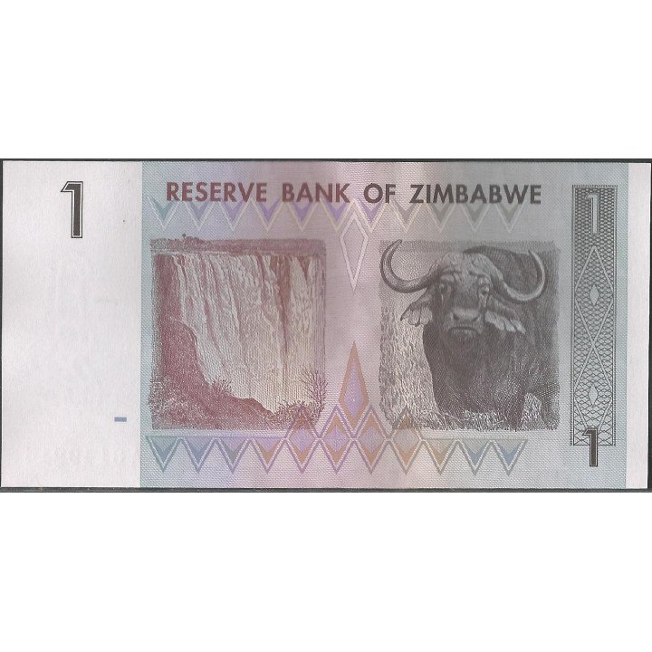 Zimbabwe, 1 Dollar 2007 P65